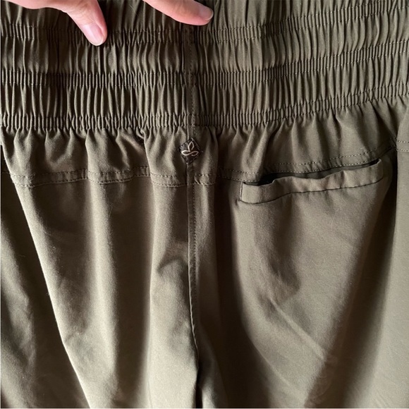 Prana green uptown drawstring pleated cuffed joggers - Picture 8 of 12